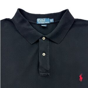 Polo Ralph Lauren Black Polo Shirt 4XLT Red Pony Preppy Classic Old Money Casual
